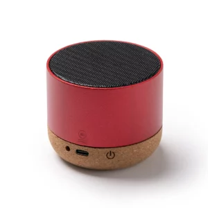 Altavoz inalámbrico Stamina Voxel 1061, rojo, vista de tres cuartos