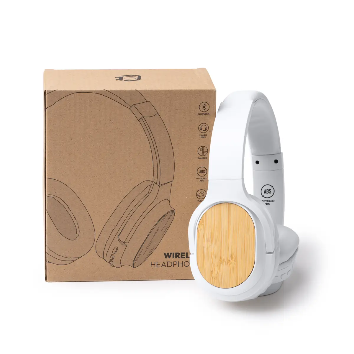Auriculares de diadema Stamina Sonus 1075 4 Auriculares de diadema Stamina Sonus 1075, blanco, presentación con caja