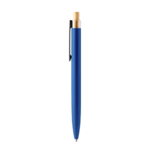 Bolígrafo de aluminio reciclado Stamina Tansa 1078, royal, vista frontal del bolígrafo