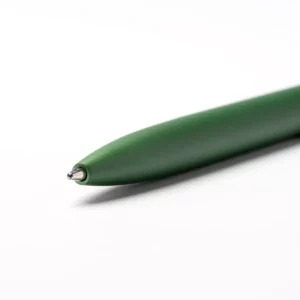 Bolígrafo de aluminio reciclado Stamina Tansa 1078, verde oscuro, detalle de la punta
