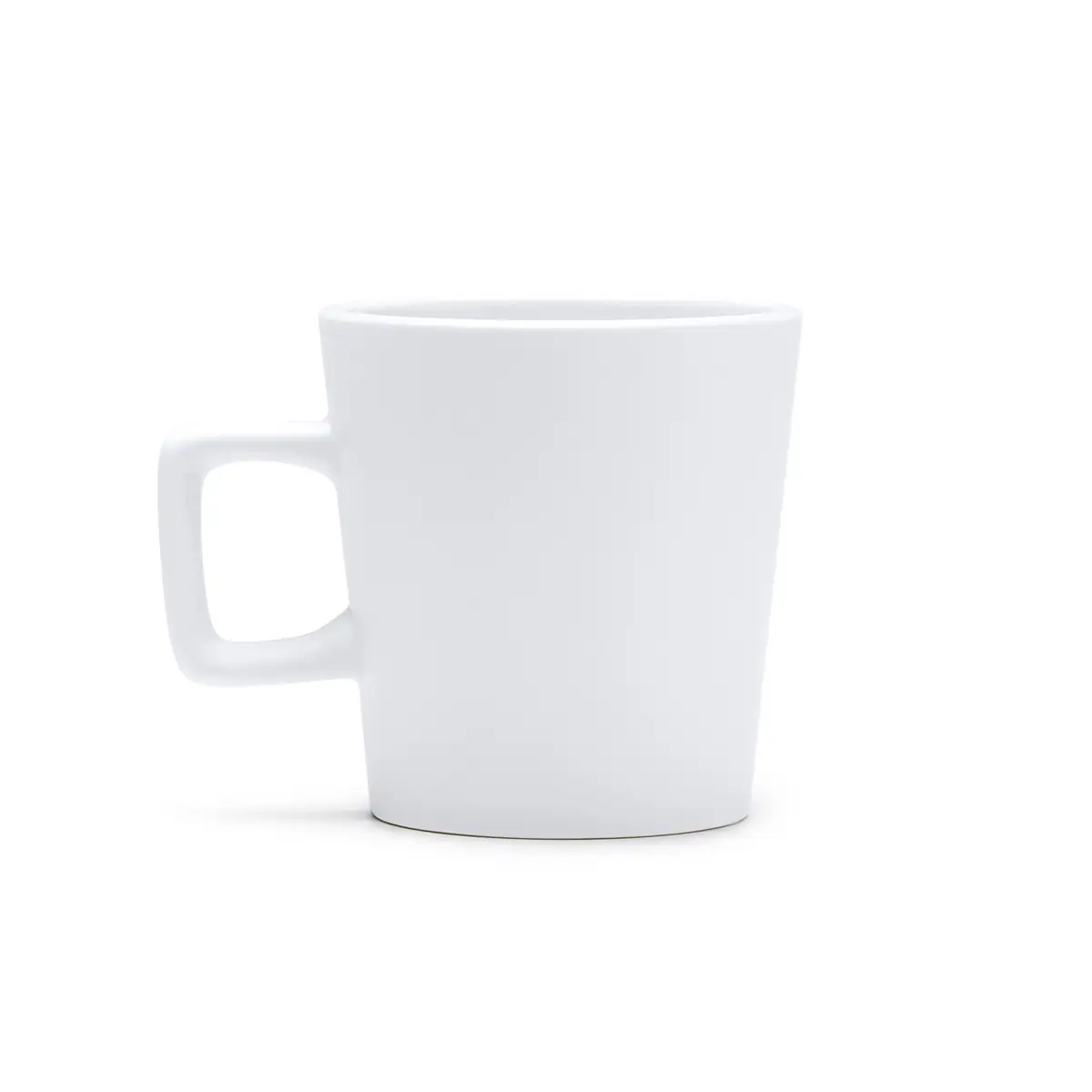 Taza de cerámica mate Stamina Galvan 1133 1 Taza de cerámica mate Stamina Galvan 1133, blanco, vista frontal del producto