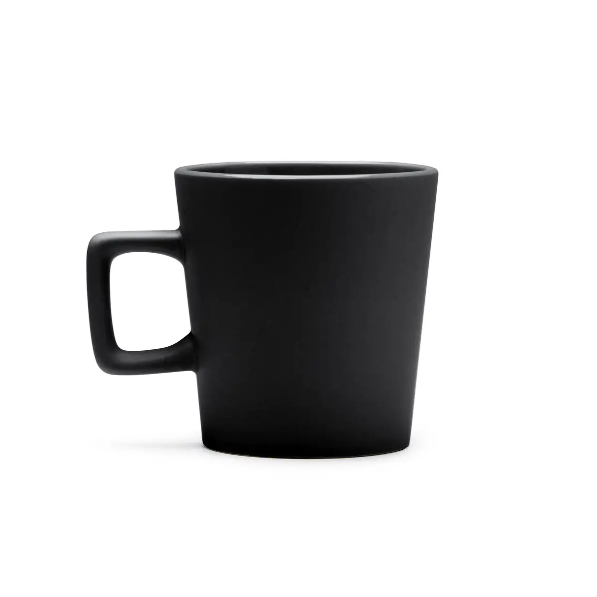 Taza de cerámica mate Stamina Galvan 1133 4 Taza de cerámica mate Stamina Galvan 1133, negro, vista frontal del producto