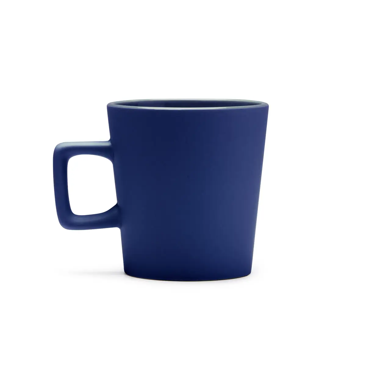 Taza de cerámica mate Stamina Galvan 1133 3 Taza de cerámica mate Stamina Galvan 1133, azul profundo, vista frontal del producto
