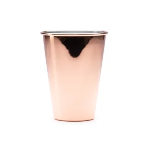 Vaso de acero Stamina Fernet 1162, cobre, vista frontal del producto