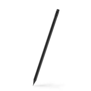 Lápiz de madera negro Stamina Konax 1185, negro, vista del lápiz en perspectiva