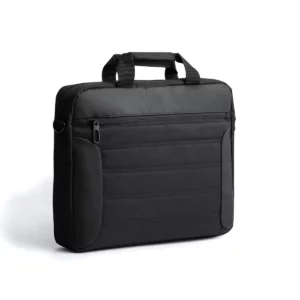 Portadocumentos acolchado Stamina Tarbek 1203, negro, vista del producto en perspectiva