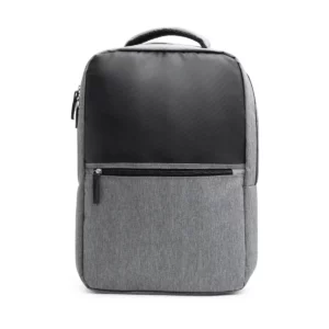 Mochila de RPET Stamina Kiton 1235, gris vigoré, vista frontal de la mochila