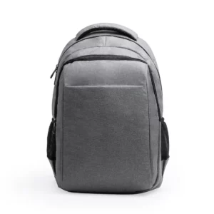 Mochila de RPET Stamina Patrik 1236, gris, vista frontal de la mochila
