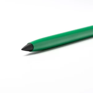 Lápiz de aluminio reciclado Stamina Tezal 1238, verde helecho, detalle de la punta de grafito