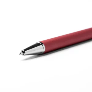Bolígrafo de aluminio reciclado Stamina Rodal 1239, rojo, detalle de la punta