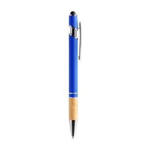 Bolígrafo con puntero Stamina Dekel 1246, royal, vista frontal del bolígrafo