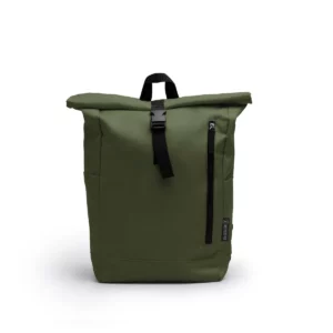 Mochila extensible Stamina Dronte 1254, verde oscuro, vista frontal de la mochila
