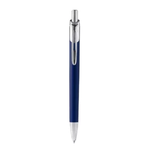 Bolígrafo de aluminio reciclado Stamina Borg 1275, royal, vista frontal del bolígrafo