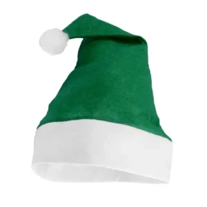 Gorro navideño Stamina Santa 1300, verde helecho, vista frontal