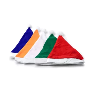 Gorro navideño Stamina Santa 1300, conjunto de colores con el gorro plegado