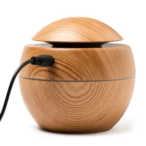 Humidificador y difusor Stamina Citrus 1314, marrón, detalle de la conexión del cable