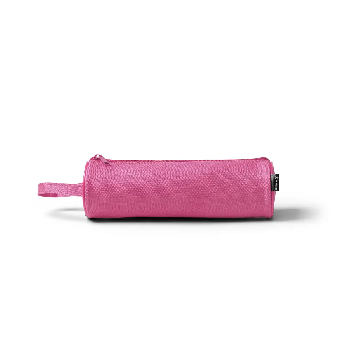 Estuche cilíndrico Stamina Sango 1322 4 Estuche cilíndrico Stamina Sango 1322, fucsia, vista frontal del estuche