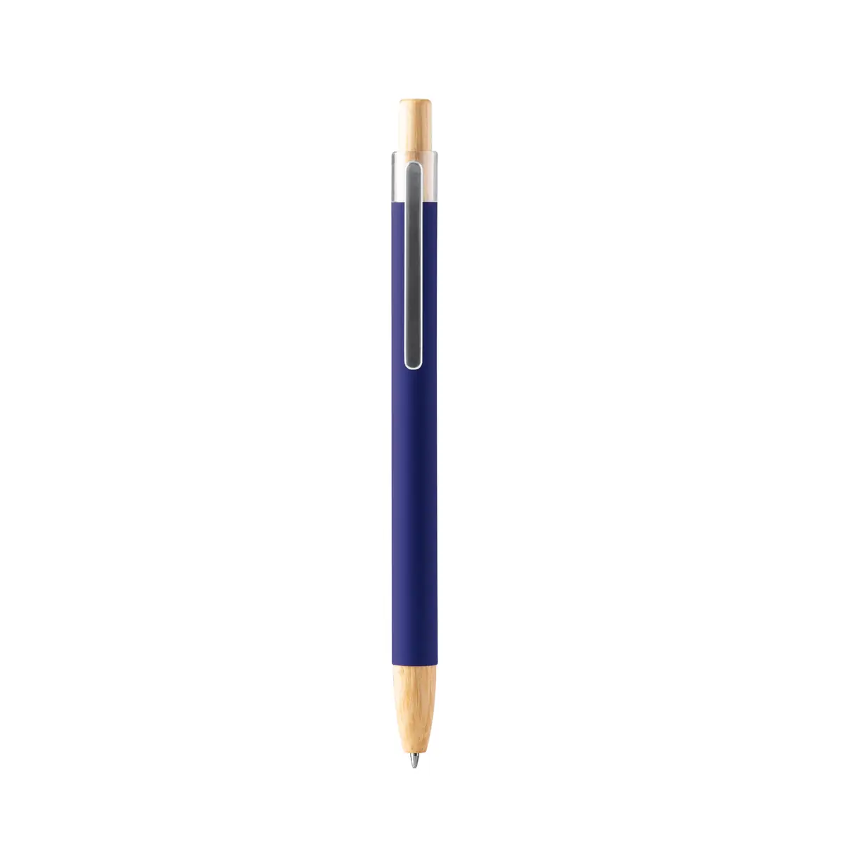 Bolígrafo metálico Stamina Silma 1339 7 Bolígrafo metálico Stamina Silma 1339, royal, vista frontal del bolígrafo