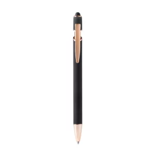 Bolígrafo con puntero Stamina Roses 1341, negro, vista frontal del bolígrafo
