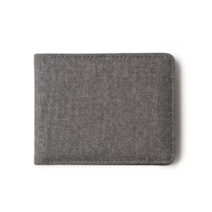 Tarjetero billetero RPET Stamina Beuner 1345, gris vigoré, vista frontal del producto
