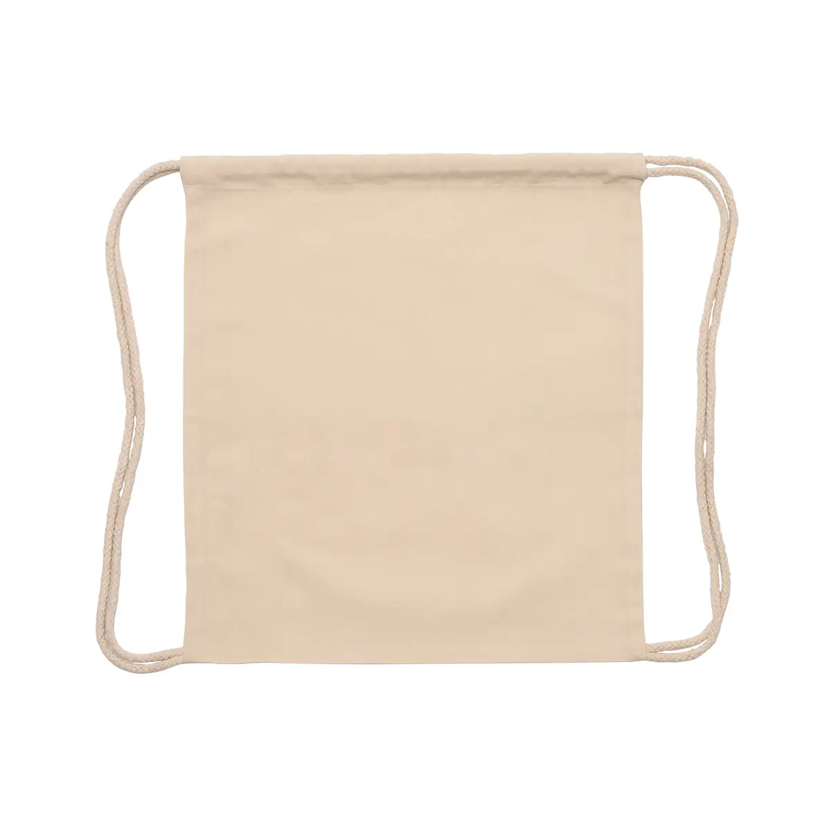 Pack 25 mochilas de RPET Stamina Canea 1351 1 Mochila de cuerdas Stamina Canea 1351, crudo, vista frontal del producto