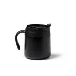 Taza térmica Stamina Vake 1358, negro, vista frontal del producto