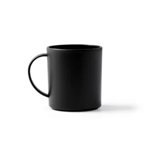 Taza de PP Stamina Lino 1362, negro, vista frontal del producto
