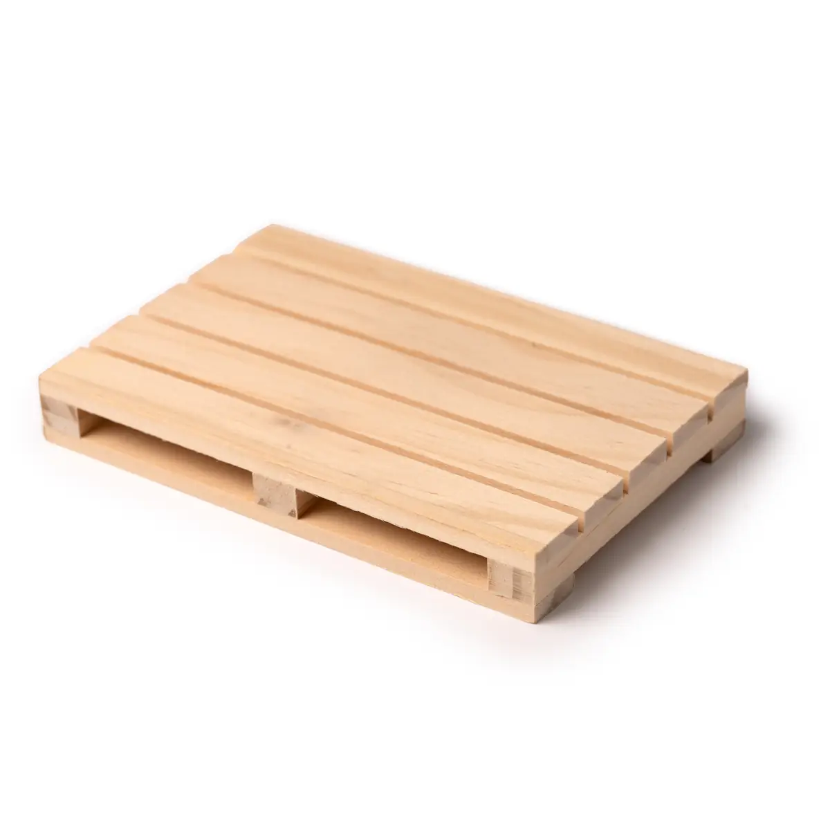 Posavasos de madera Stamina Ramy 1381 3 Posavasos de madera Stamina Ramy 1381, crudo, vista del posavasos desde otro ángulo