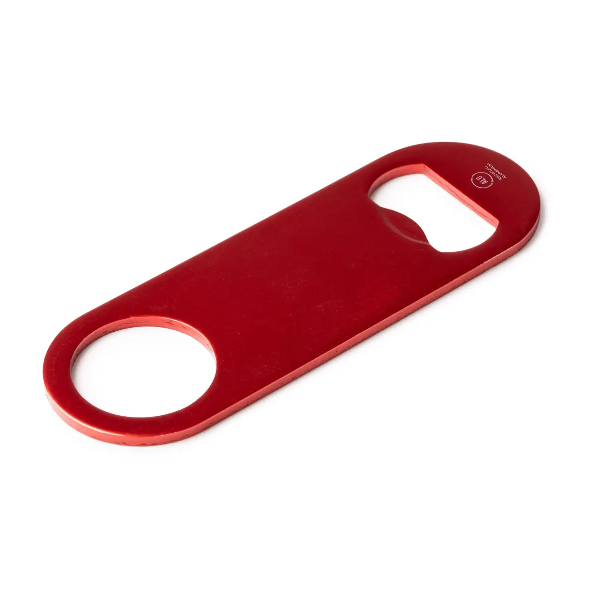 Abridor de aluminio reciclado Stamina Davy 1396 4 Abridor de aluminio reciclado Stamina Davy 1396, rojo, detalle del modelo