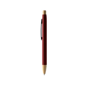 Bolígrafo metálico Stamina Verso 1505, rojo oscuro, vista frontal del bolígrafo