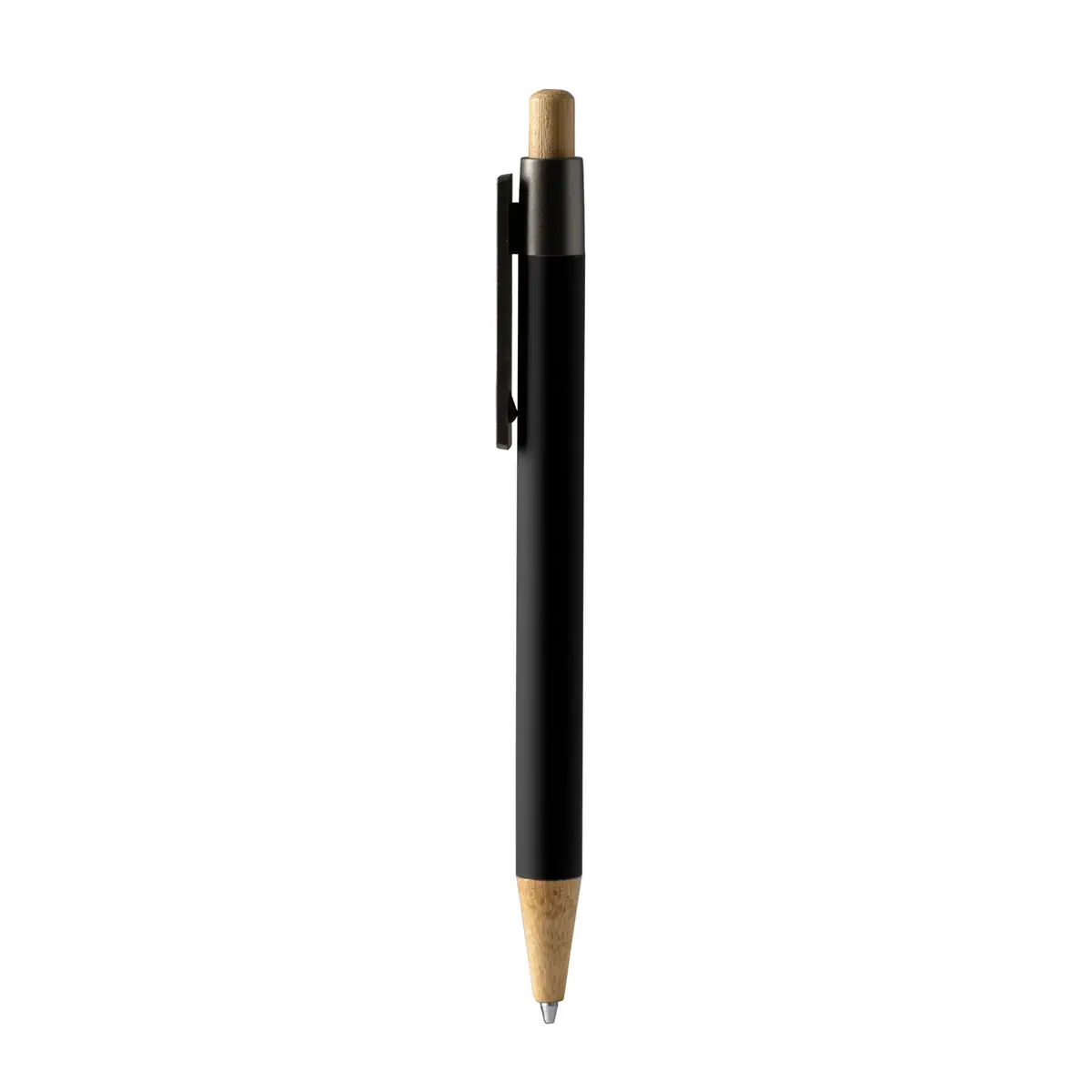 Bolígrafo metálico Stamina Copla 1506 5 Bolígrafo metálico Stamina Copla 1506, negro, vista frontal del bolígrafo