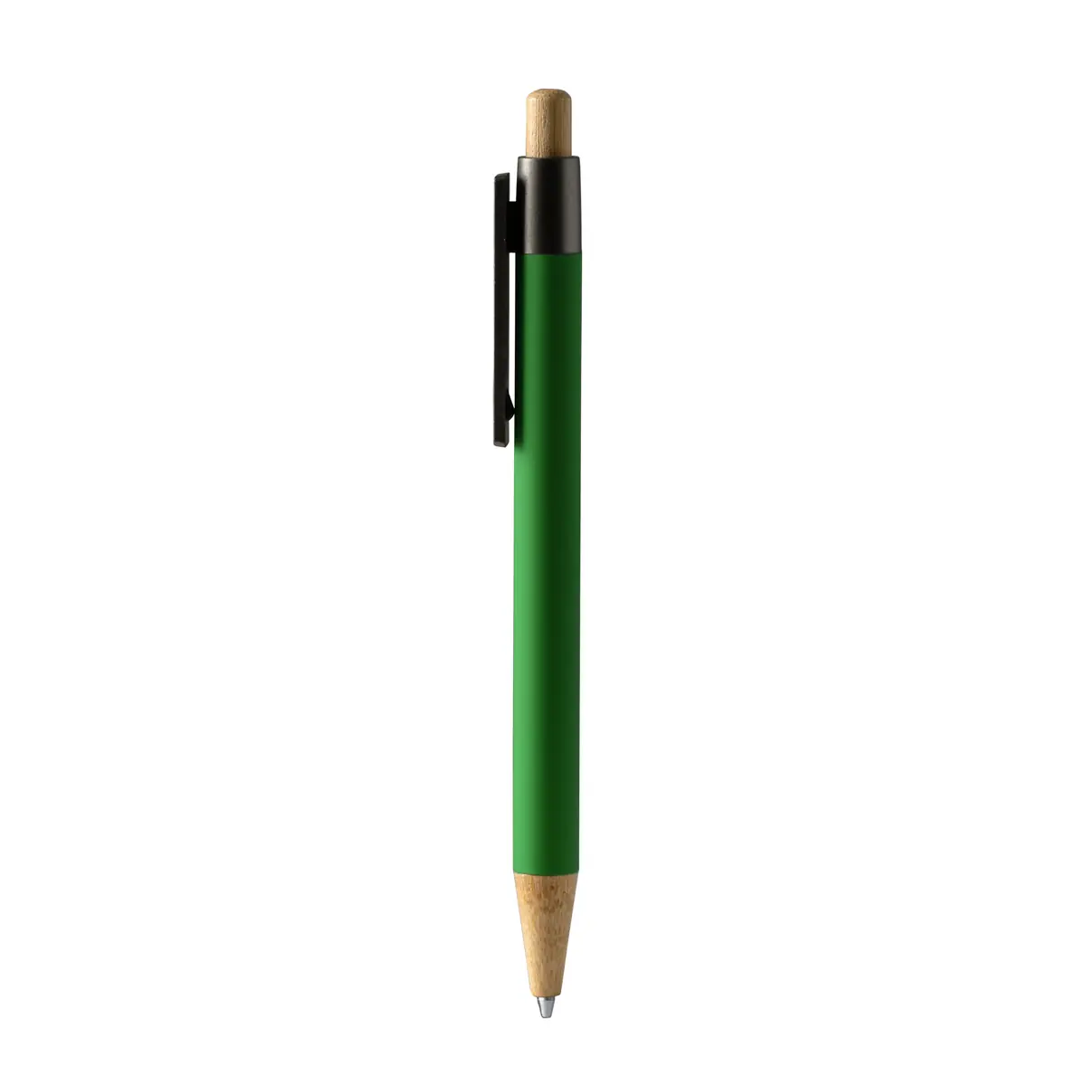 Bolígrafo metálico Stamina Copla 1506 8 Bolígrafo metálico Stamina Copla 1506, verde helecho, vista frontal del bolígrafo