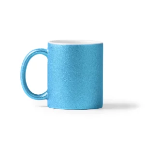 Taza con purpurina Stamina Fiona 1508, royal claro, vista frontal del producto