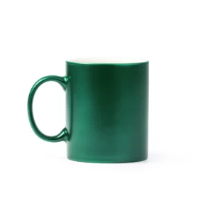 Taza de cerámica para láser Stamina Marty 1509, verde helecho, vista frontal del producto