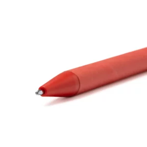 Bolígrafo de cartón reciclado Stamina Piero 1514, rojo, detalle de la punta