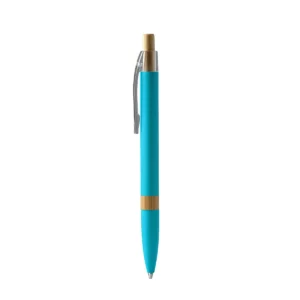 Bolígrafo de aluminio reciclado Stamina Ascari 1515, royal claro, vista frontal del bolígrafo