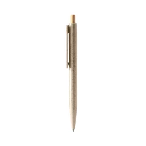 Bolígrafo de fibra de trigo Stamina Carini 1516, crudo, vista frontal del bolígrafo