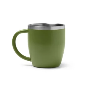 Taza térmica Stamina Bany 1518, verde oscuro, vista frontal del producto