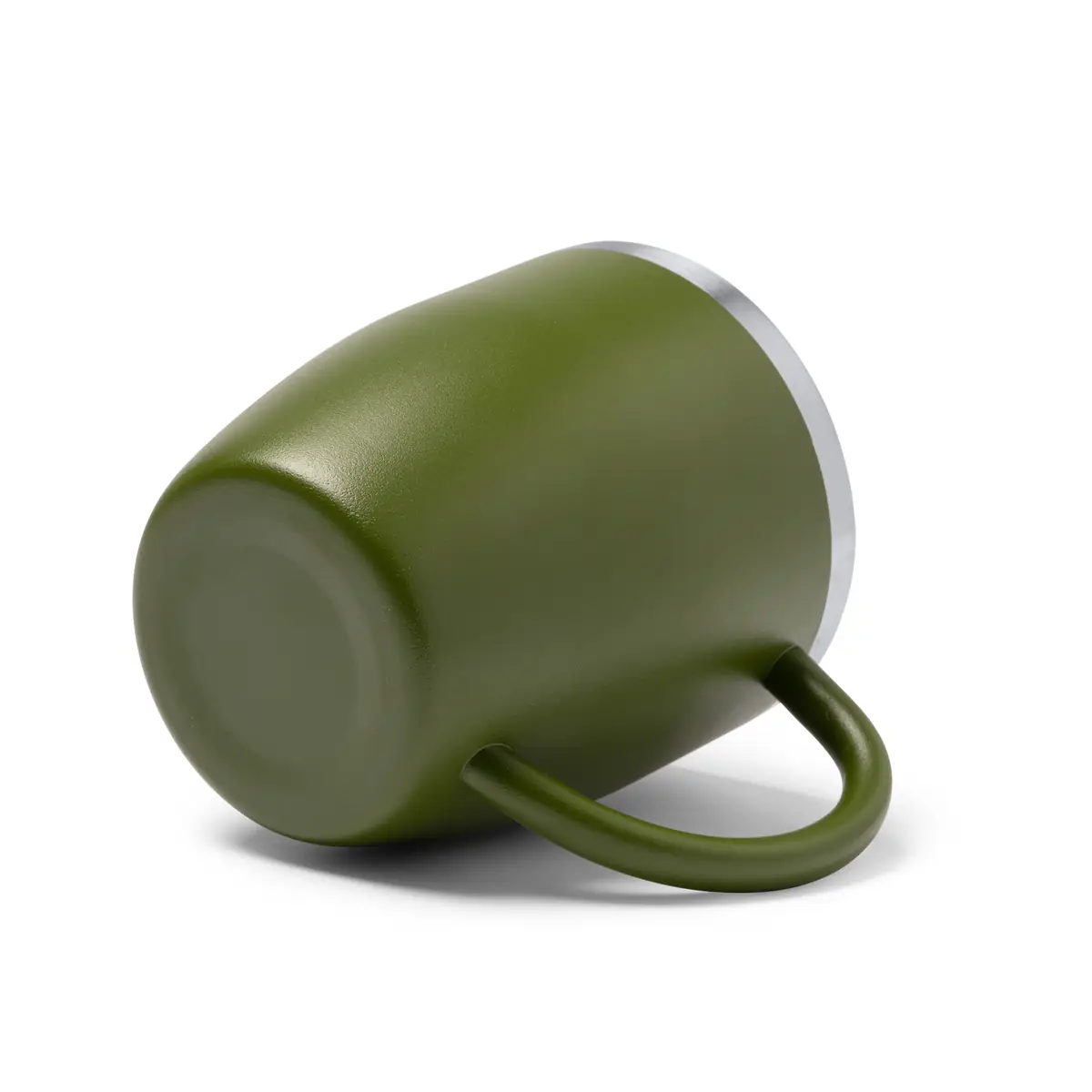 Taza térmica Stamina Bany 1518 8 Taza térmica Stamina Bany 1518, verde oscuro, vista de la base de la taza tumbada