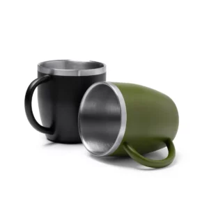Taza térmica Stamina Bany 1518, vista conjunta de dos tazas del modelo