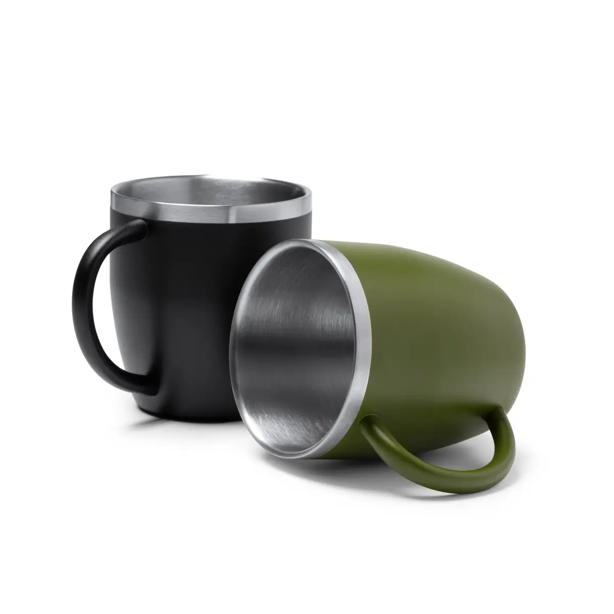 Taza térmica Stamina Bany 1518 9 Taza térmica Stamina Bany 1518, vista conjunta de dos tazas del modelo