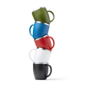 Taza térmica Stamina Bany 1518, vista conjunta de los cinco colores disponibles