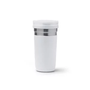 Vaso térmico Stamina Gredos 1520, blanco, vista frontal del producto