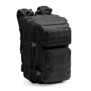 Mochila deportiva Stamina Malony 1521, negro, vista de la mochila en perspectiva