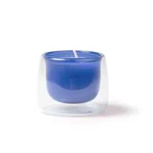 Vela aromática Stamina Flora 1530, royal, vista frontal de la vela