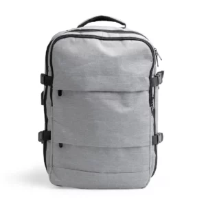 Mochila de viaje Stamina Margot 1534, gris vigoré, vista frontal de la mochila