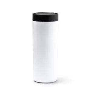 Vaso térmico Stamina Clarke 1538, blanco, vista frontal del producto