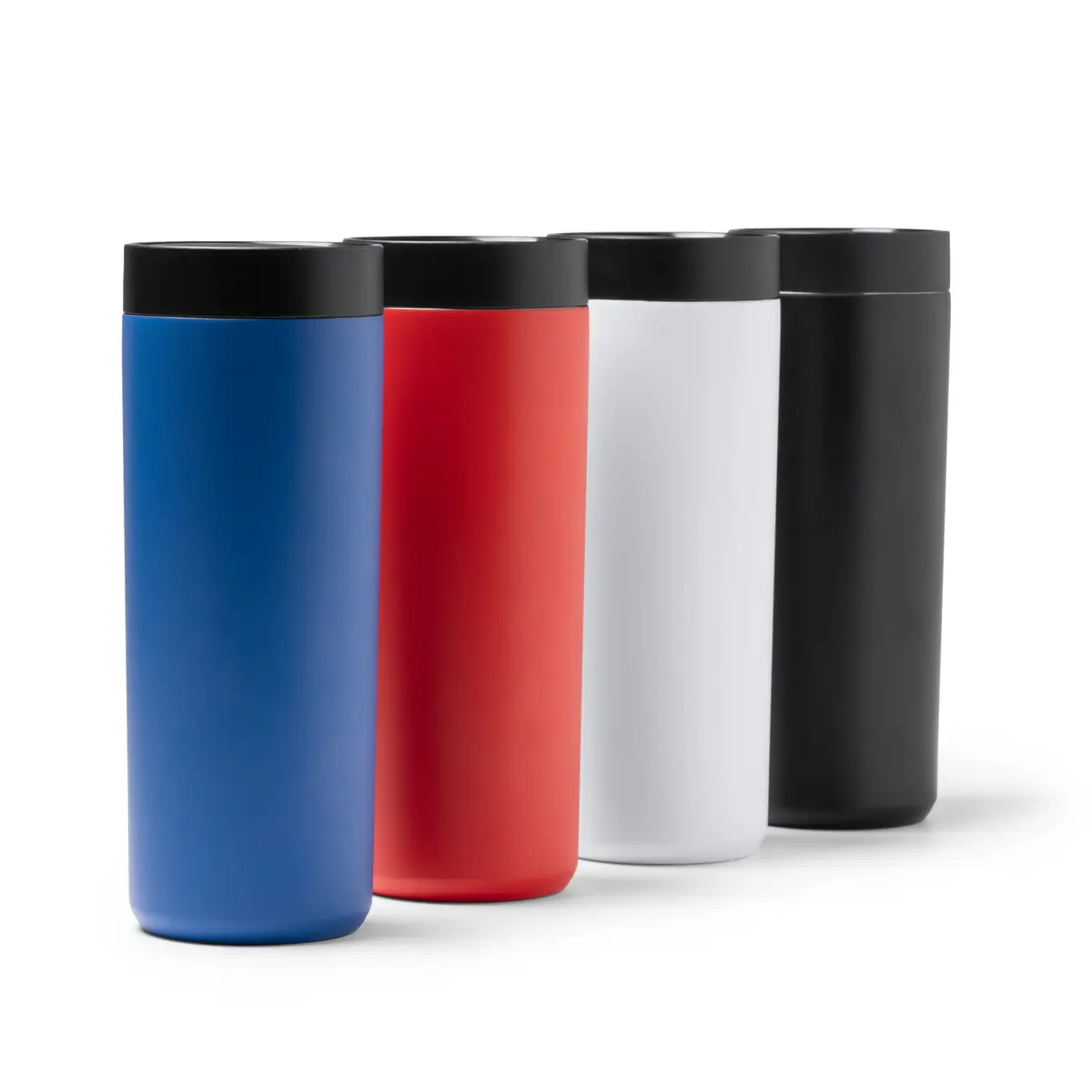 Vaso térmico Stamina Clarke 1538 8 Vaso térmico Stamina Clarke 1538, vista conjunta de los cuatro colores disponibles