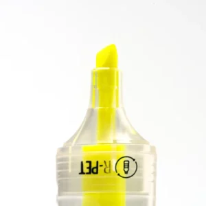 Marcador RPET Stamina Albion 1546, amarillo flúor, detalle de la punta del marcador