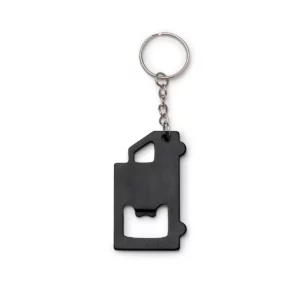 Llavero abridor camión Stamina Tolvak 1554, negro, vista frontal del modelo